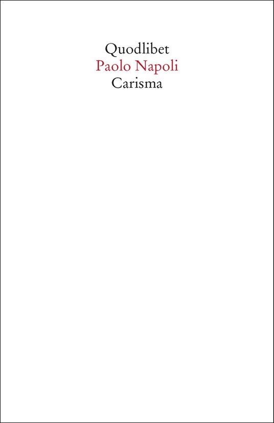 Carisma - Paolo Napoli - copertina