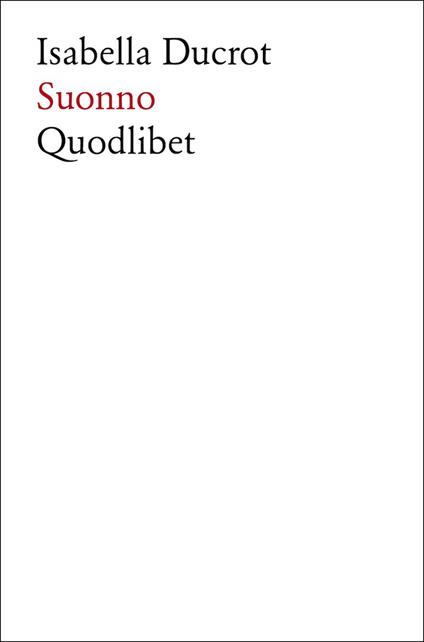 Suonno - Isabella Ducrot - copertina