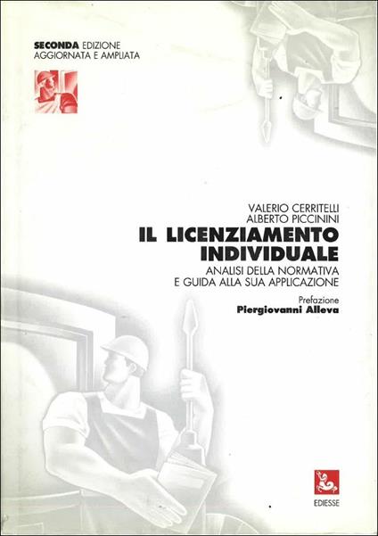 Il licenziamento individuale - Valerio Cerritelli,Alberto Piccinini - copertina