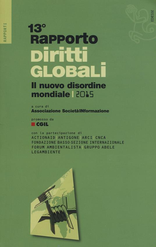 Rapporto sui diritti globali 2015. Il nuovo disordine mondiale - copertina