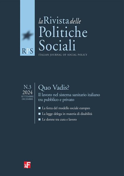 La rivista delle politiche sociali (2024). Vol. 3 - V.V.A.A. - ebook