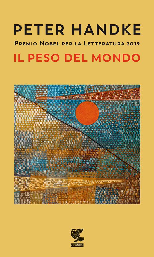 Il peso del mondo - Peter Handke - copertina