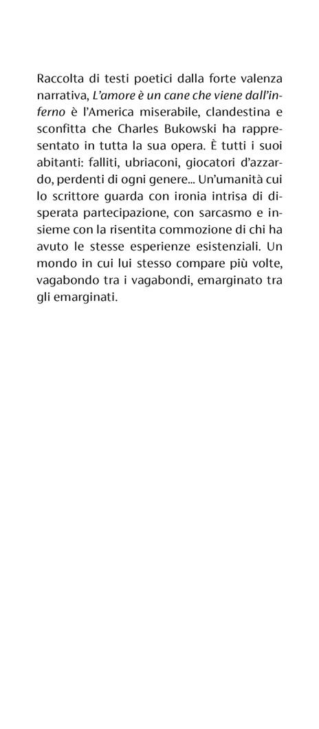 L'amore è un cane che viene dall'inferno. Testo inglese a fronte - Charles Bukowski - 4