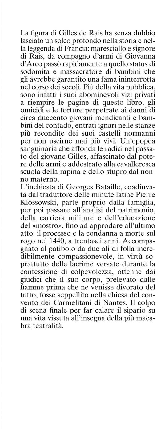 Il processo di Gilles de Rais - Georges Bataille - 2