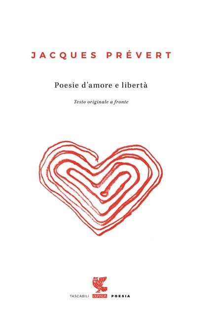 Poesie d'amore e libertà. Testo francese a fronte - Jacques Prévert - copertina