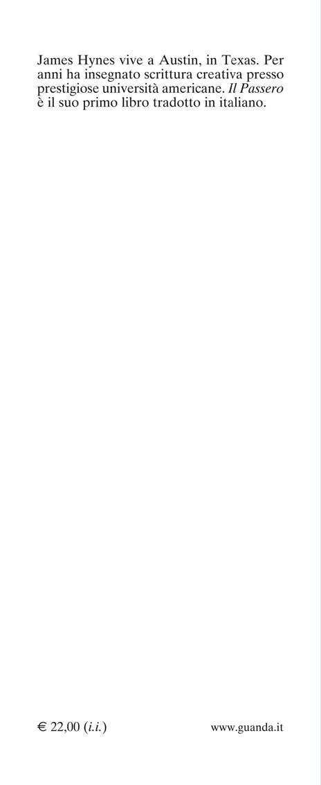 Il passero - James Hynes - 3