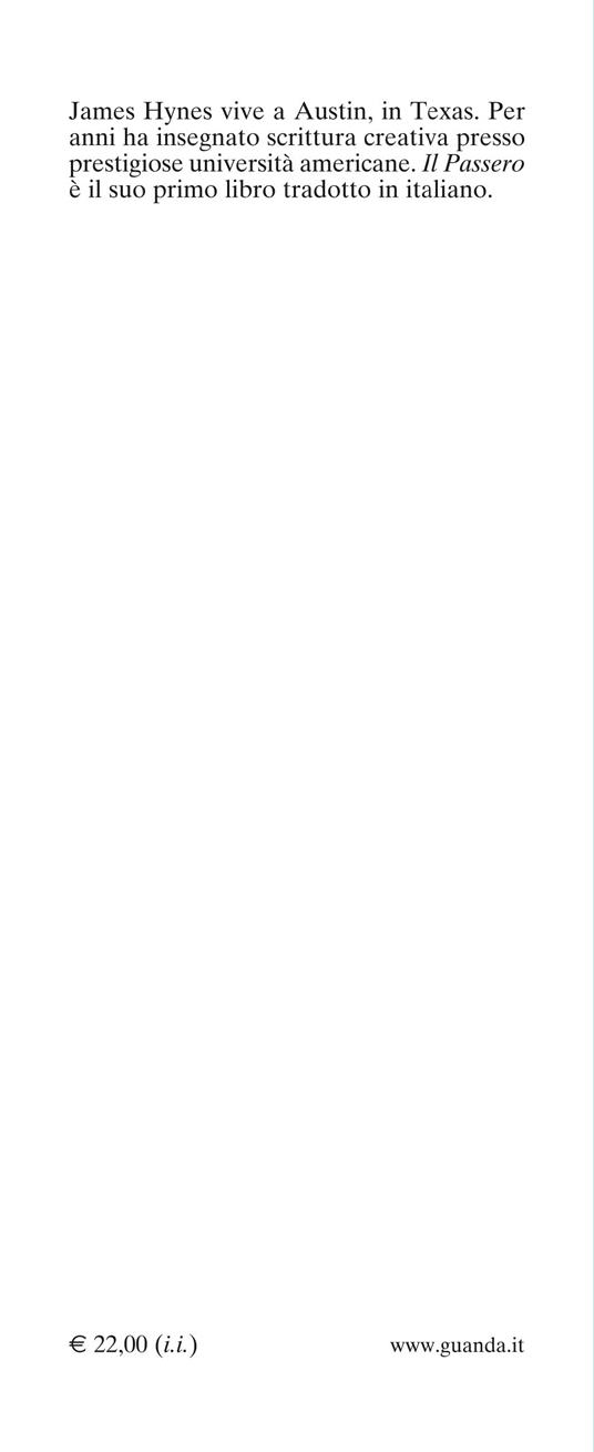 Il passero - James Hynes - 3