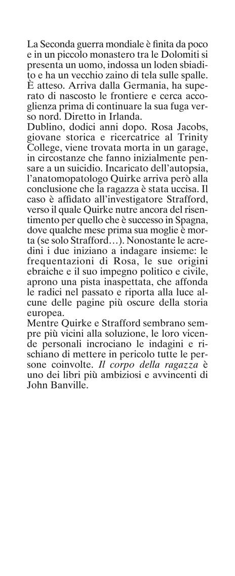 Il corpo della ragazza - John Banville - 2