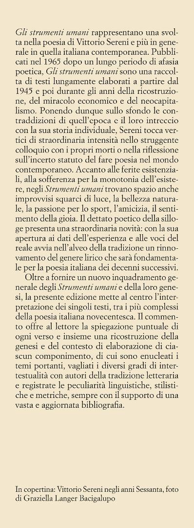 Gli strumenti umani - Vittorio Sereni - 4