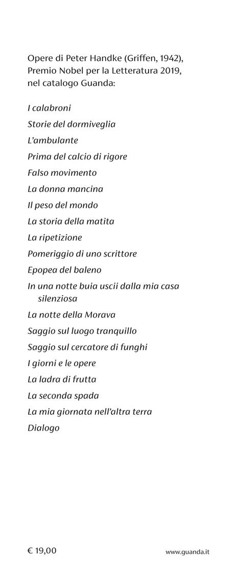 La ballata dell'ultimo ospite - Peter Handke - 3