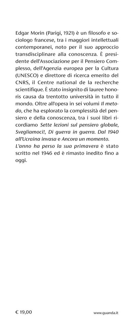 L'anno ha perso la sua primavera - Edgar Morin - 3