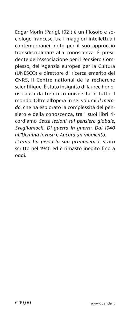 L'anno ha perso la sua primavera - Edgar Morin - 3