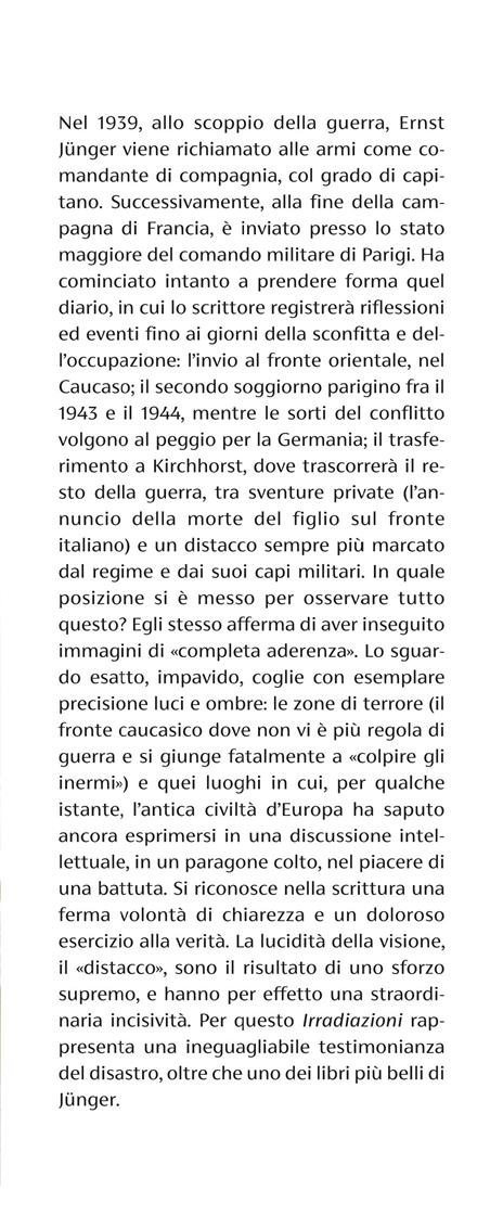 Irradiazioni. Diario 1941-1945 - Ernst Jünger - 2
