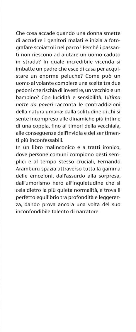Ultima notte da poveri - Fernando Aramburu - 2