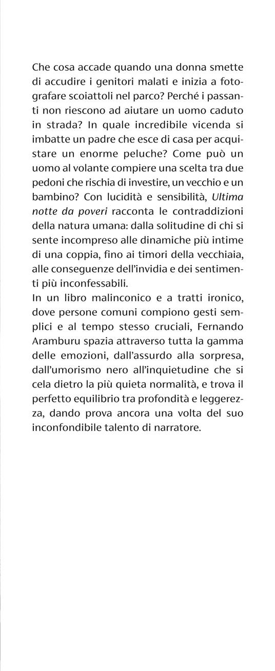 Ultima notte da poveri - Fernando Aramburu - 2