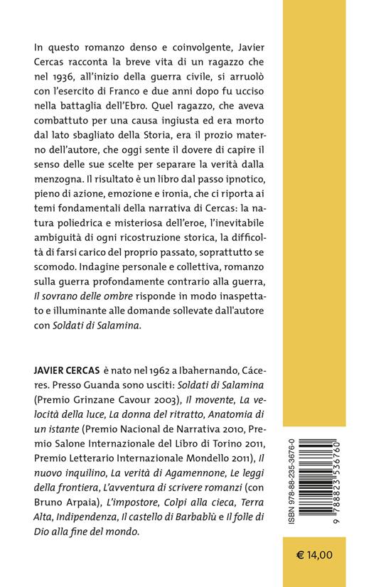 Il sovrano delle ombre - Javier Cercas - 2