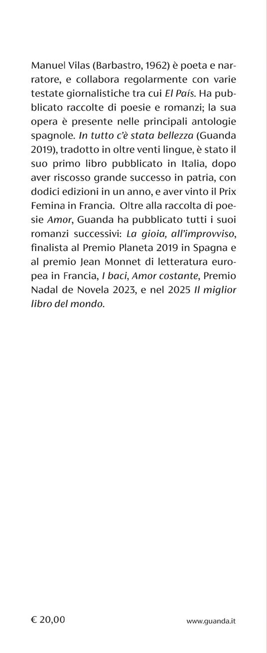 Se non ho nessuno accanto il mondo si fa tenebra - Manuel Vilas - 3