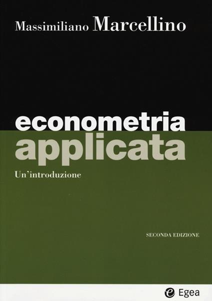 Econometria applicata. Un'introduzione - Massimiliano Marcellino - copertina