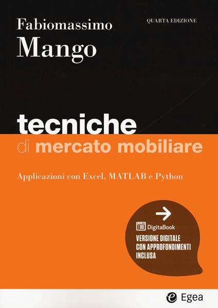 Tecniche di mercato mobiliare. Modelli e applicazioni con Excel. Con Digitabook - Fabiomassimo Mango - copertina