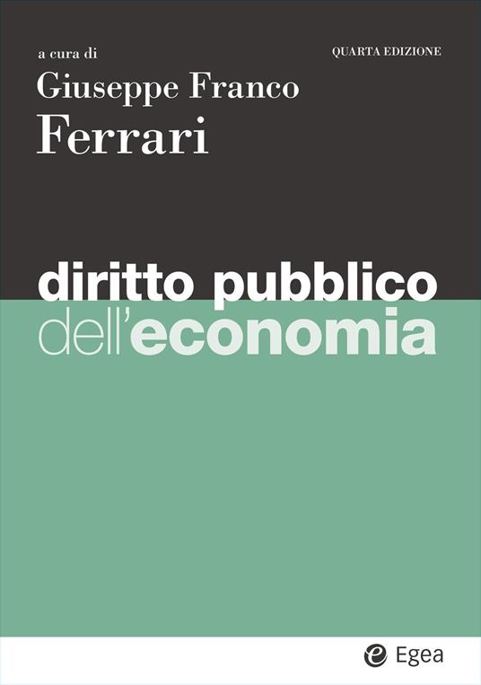 Diritto pubblico dell'economia - copertina