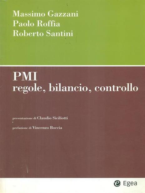 PMI. Regole, bilancio, controllo - Massimo Gazzani,Paolo Roffia,Roberto Santini - copertina