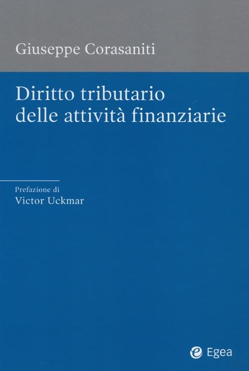 Diritto tributario delle attività finanziarie - Giuseppe Corasaniti - copertina