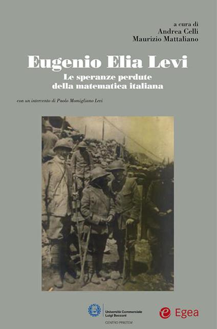 Eugenio Elia Levi. Le speranze perdute della matematica italiana - copertina