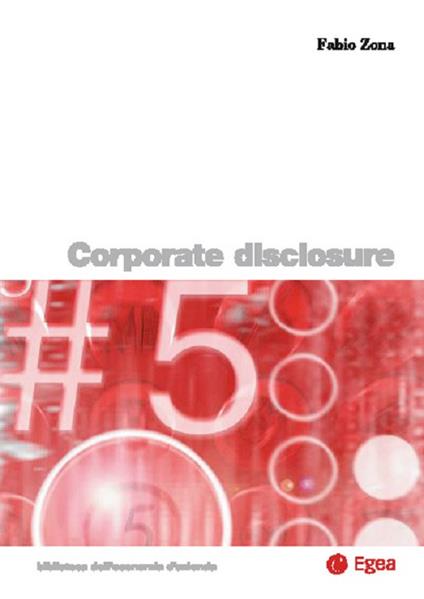 Corporate disclosure - Fabio Zona - copertina