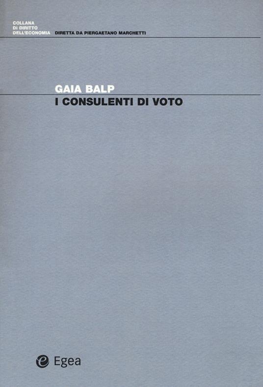 I consulenti di voto - Gaia Bulp - copertina