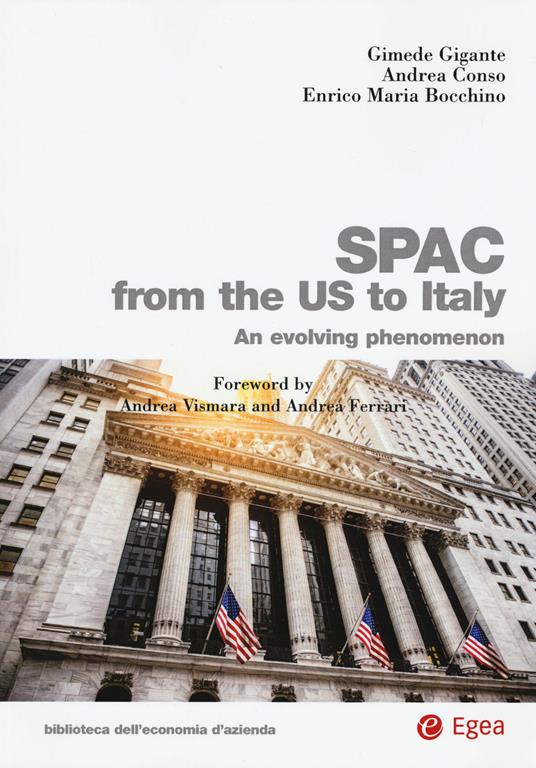 SPAC from the US to Italy. An evolving phenomenon - Gimede Gigante,Andrea Conso,Enrico Maria Bocchino - copertina