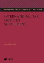 International tax disputes settlement
