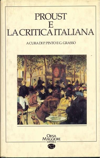 Proust e la critica italiana - copertina