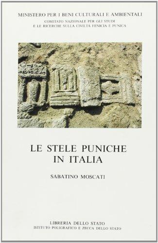 Le stele puniche in Italia - Sabatino Moscati - copertina