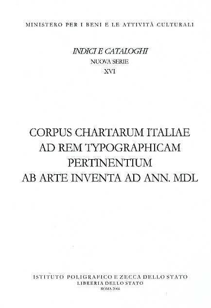 Corpus chartarum Italiae - Maria Gioia Tavoni - copertina