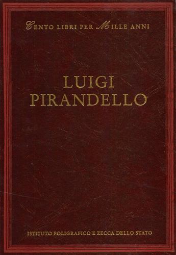 Luigi Pirandello - Renato Barilli - copertina