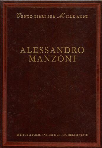 Alessandro Manzoni - Luca Canali - copertina