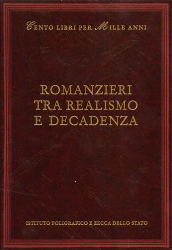 Romanzieri tra realismo e decadenza - Silvio Ramat - copertina