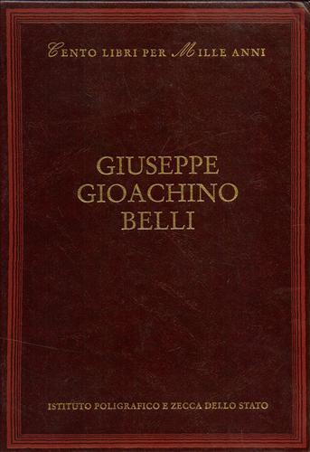 Giuseppe Gioachino Belli - Giovanni Giudici,Marcello Teodonio - copertina