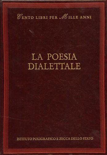 La poesia dialettale - Maurizio Cucchi - copertina