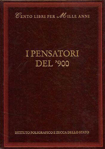 I pensatori del Novecento - Gianni Vattimo - copertina