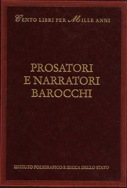Prosatori e narratori barocchi - Giorgio Bàrberi Squarotti - copertina