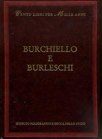 Burchiello e burleschi - Raffaele Nigro - copertina