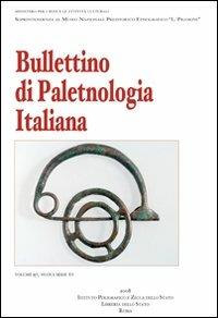 Bullettino di paletnologia italiana - copertina