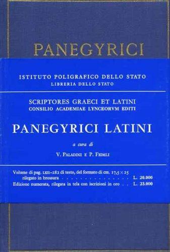 Panegyrici latini - copertina