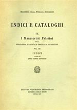 Manoscritti palatini della Biblioteca Nazionale Centrale di Firenze. Indici (I)