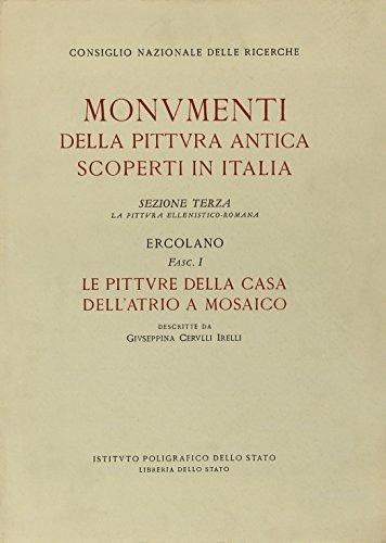 Ercolano. Le pitture della casa dell'atrio a mosaico - Giuseppina Cerulli Irelli - copertina