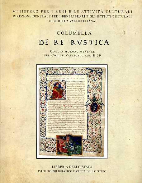 Columella: «De re rustica». Civiltà agroalimentare nel codice vallicelliano E 39 - copertina