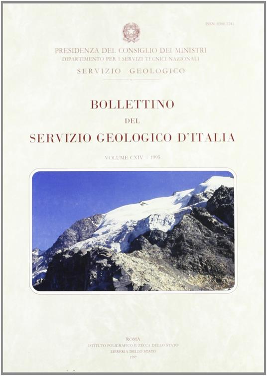Bollettino del Servizio Geologico d'Italia. Vol. 114: 1995. - copertina
