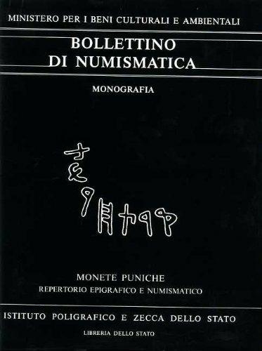 Monete puniche. Repertorio epigrafico e numismatico delle legende puniche - Lorenza I. Manfredi - copertina