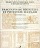 Tractatus de dignitate et potestate seculari. Venetiis 1548 - copertina